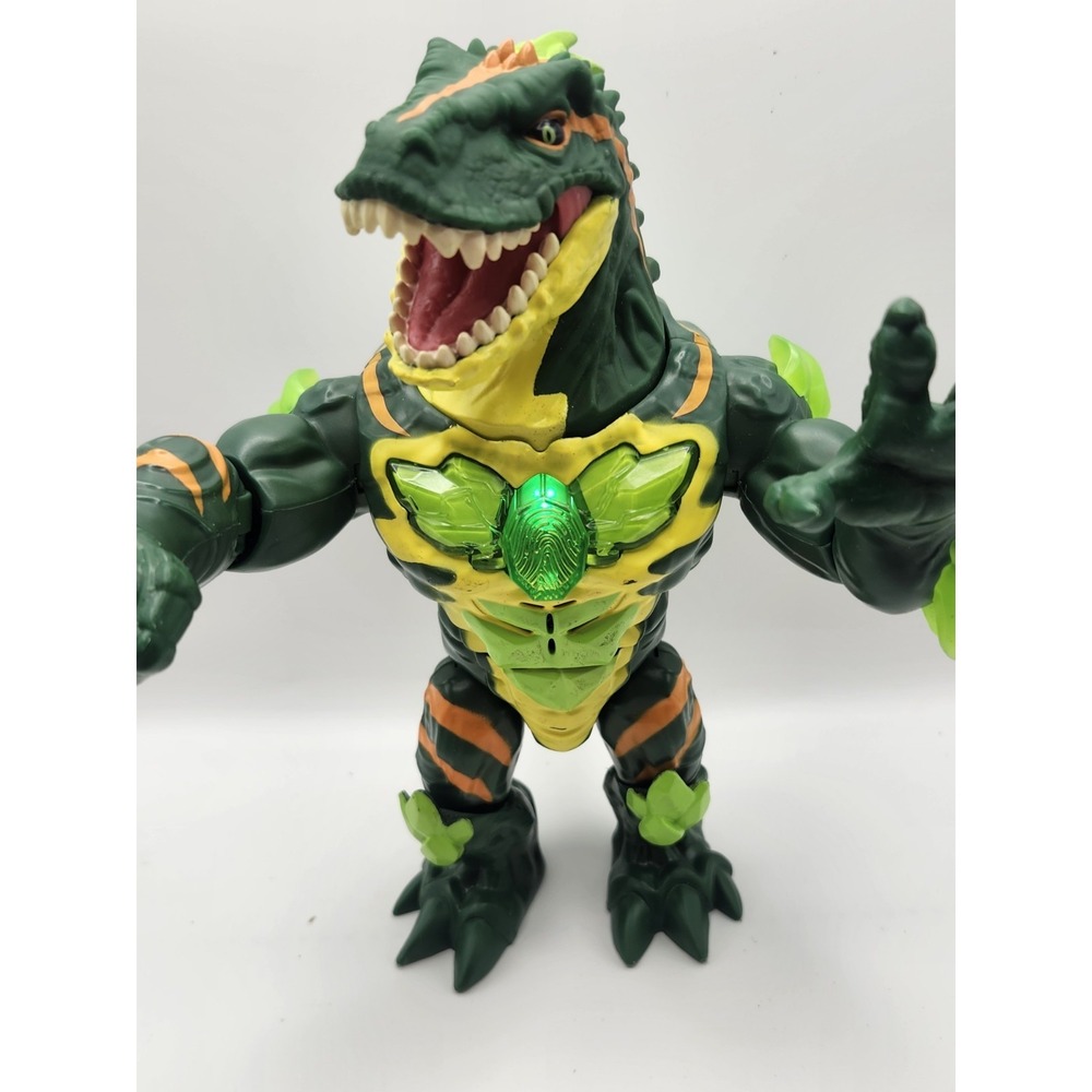 Beast Lab Dino Creator Raging Raptor 8' Figure. RARE HTF Lights and Sound Tested - Picture 5 of 7